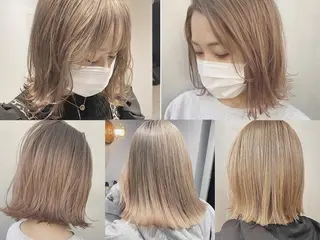 ミディアム カラー 💖ハイライト/ハイ トーン💖MIKIのヘアスタイル