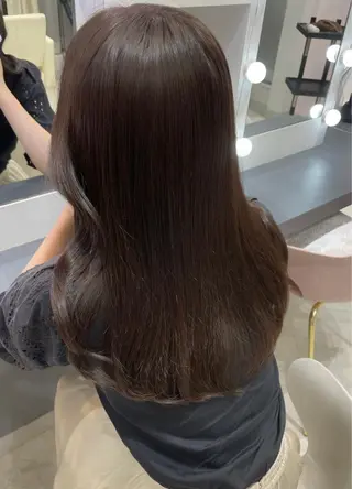 ロング 銀座♡透明感カラー/ 顔周りカットFukaのヘアスタイル