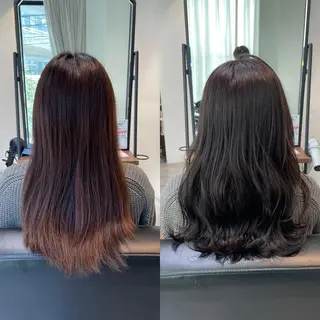 セミロング カラー FORTE表参道所属・🥀武藤 后花🥀のヘアスタイル