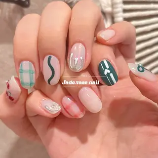ネイル ✰Jade.vase 银座のネイルデザイン