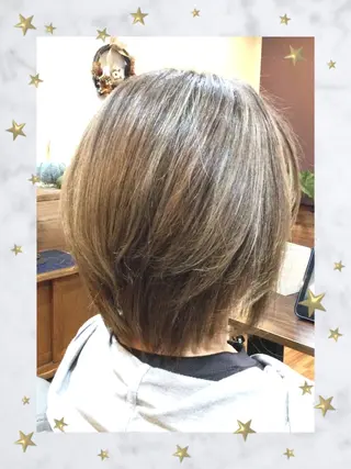 ショート カラー Annon プライベートサロンのヘアスタイル