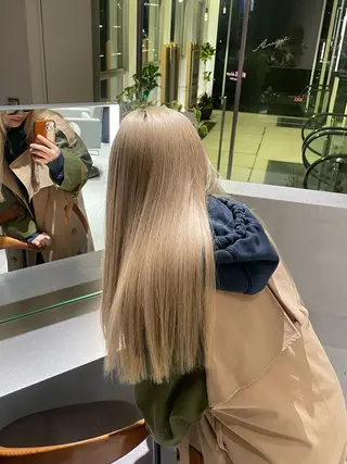 ロング カラー カット カラー募集ちぇる🥣のヘアスタイル