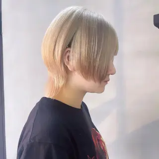 ショート 柏 ウルフ/レイヤー 田中佐和🐺のヘアスタイル