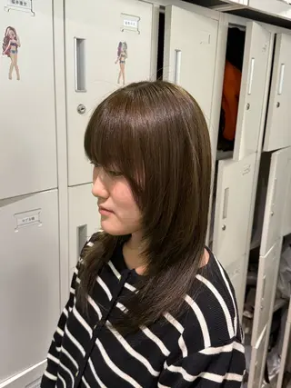 ミディアム 直前予約大歓迎‼️/ 松野和志のヘアスタイル