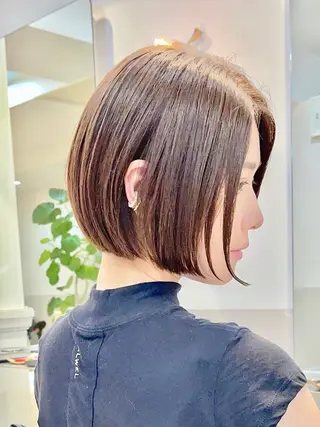 ショート 🤍ショートボブ 🤍NANAMI🤍のヘアスタイル