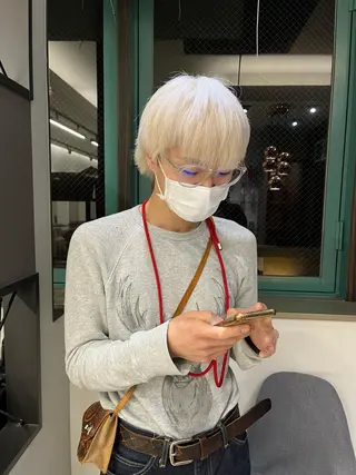 カラー dao/ミルクティー /ブラウン/ブロンドのヘアスタイル