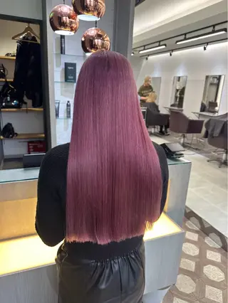 ロング カラー ミルクティー/ピンク /ブロンド 咲良のヘアスタイル