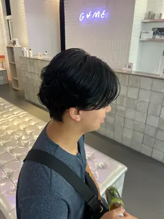 カラー ヘアアレンジ メンズ 🎀艶ハイトーン モテ髪🎀さや💜のヘアスタイル