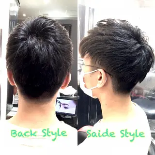 ショート メンズ Annon プライベートサロンのヘアスタイル