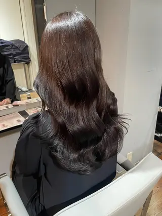 ロング カラー 髪質改善サロンLOUIMADNA栄店所属・🌈縮毛矯正特化 杉浦　夏生のヘアスタイル