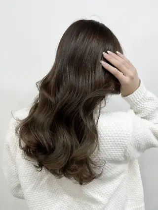 セミロング ioe 三宮のヘアスタイル