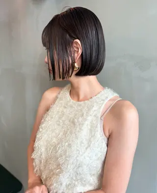 ミディアム 心斎橋ハイトーン/ カノンのヘアスタイル