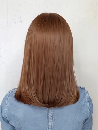 ミディアム 似合わせ/ブリーチ カラー.岡田友仁のヘアスタイル