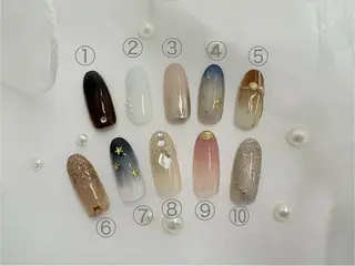 ネイル セプトアカデミー かわぐちのネイルデザイン