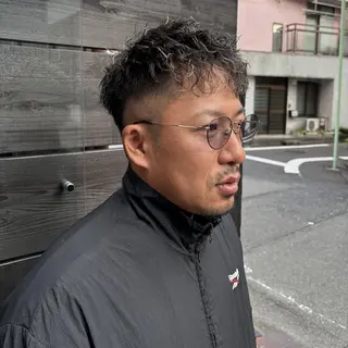 パーマ ショート メンズ 名駅Private Salon　Noaのヘアスタイル