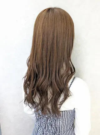 ロング ベージュ＊Spica 【ミルクティー】のヘアスタイル