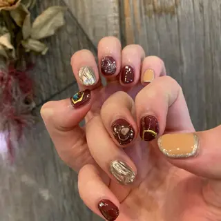 ネイル AOI✩⡱ y2kネイルのネイルデザイン