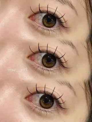 マツエク・マツパ BOOBEE eyelash所属・山下 紗采のマツエク・マツパデザイン