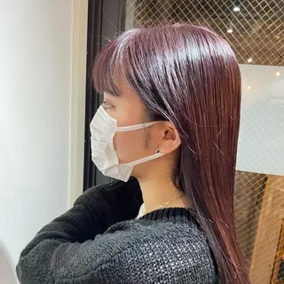 ミディアム カラー Lamana所属・透明感カラー/ 加瀬たまものヘアスタイル