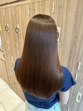 ロング 美髪縮毛矯正 穴見太伍のヘアスタイル