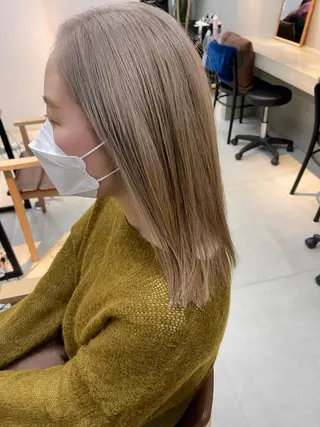 セミロング カラー mee.urawa所属・似合わせショート×透 明感/やじまたかしのヘアスタイル