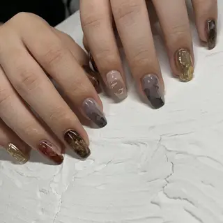 ネイル p.o.n. nuance/個性的のネイルデザイン