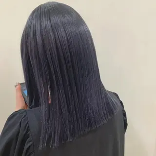 ミディアム カラー ぱつっとボブ/ 小野あかねのその他イメージ