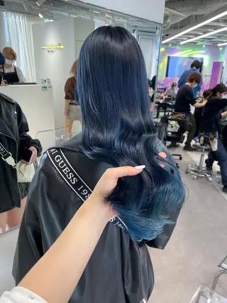 セミロング ヘアアレンジ 🤍YUKI 韓国 艶髪 🤍のヘアスタイル