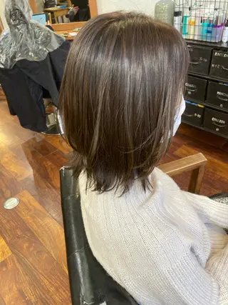 ミディアム カラー 小木曽智美 /ボブ/ショートのヘアスタイル
