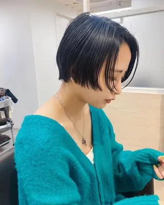 ショート カラー IVORY.所属・🟩白髪ぼかし/ボブ /ショートヘア/大司のヘアスタイル