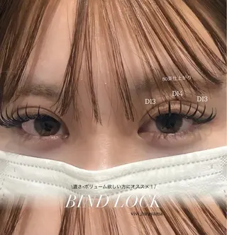 マツエク・マツパ Vivi/ Hirayamaのマツエク・マツパデザイン