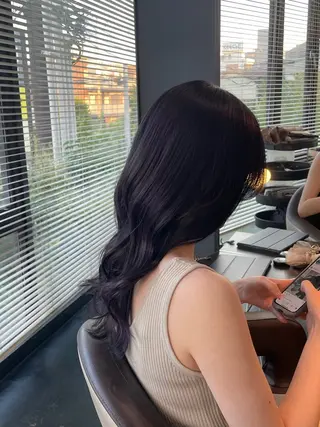 ロング いなおか かなとのヘアスタイル