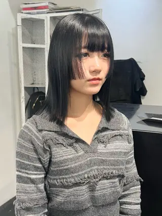 ミディアム カラー HARU//原宿🤍 リピート率NO.1のヘアスタイル