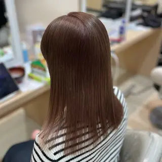 セミロング カラー ✩𝐴𝑠ℎ 中目黒 浦野 遥‎✩*｡のヘアスタイル