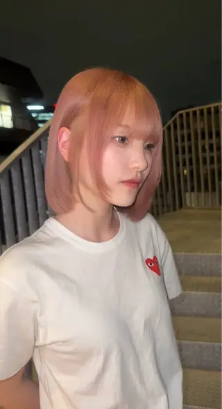 カラー 姫夏 /ハイトーン艶髪🎀のヘアスタイル