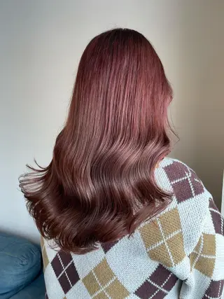 ロング カラー ヘアアレンジ マツエク・マツパ 透明感カラー/推しカ ラー☁️JURAのヘアスタイル