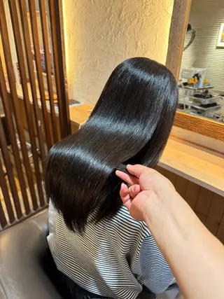 ロング 美髪矯正/縮毛矯正 越野雄大のヘアスタイル