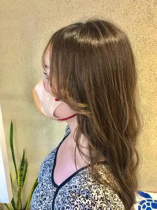 ロング 阿部 美咲のヘアスタイル