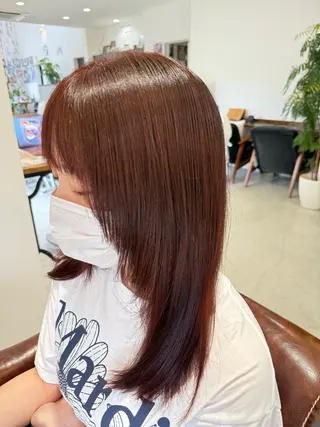 ロング カラー 北岡 大輝のヘアスタイル