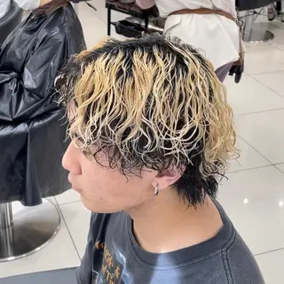 ショート パーマ メンズ フェザーパーマ職人 🪶ryosukeのヘアスタイル