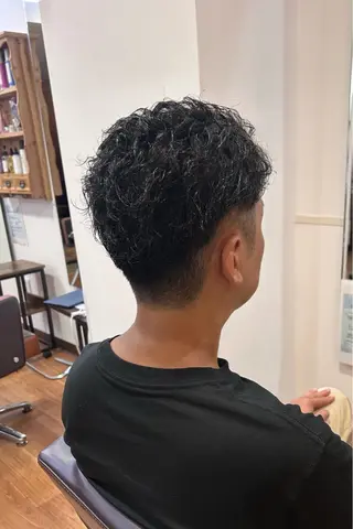 ショート ヘアアレンジ メンズ flower所属・原田 歩実のヘアスタイル