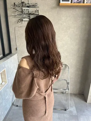 ロング カラー 長谷川 湧のヘアスタイル