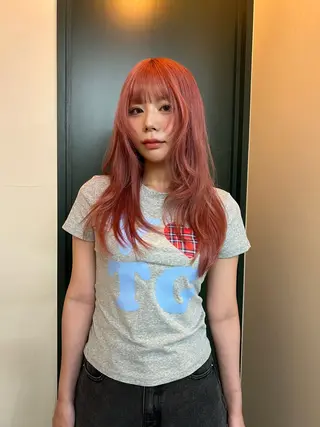 ロング カラー ハイトーンカラー/ さらさのヘアスタイル