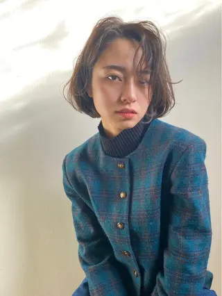 ショート パーマ 千 田のヘアスタイル