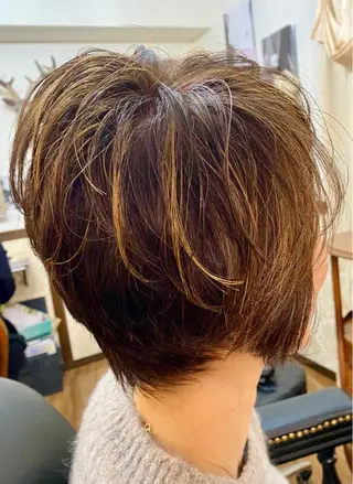 ショート カラー GOLD BLACK所属・究極の艶髪！ 艶神！大矢祥央のヘアスタイル