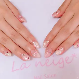 ネイル La neige* yuki 🥯🍑のネイルデザイン