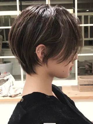 ショート 西 柚のヘアスタイル