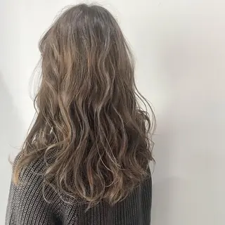 セミロング カラー パーマ ヘアアレンジ 美髪専門サロンby mile所属・美髪専門サロン kazuのヘアスタイル