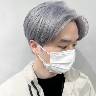 ショート カラー メンズ デザインカラー/パー マ🦖外岡咲希🦖のヘアスタイル