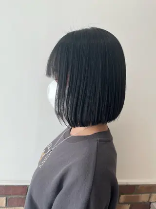 ボブ🍊暖色カラー 浅草【Bob美容師】のヘアスタイル